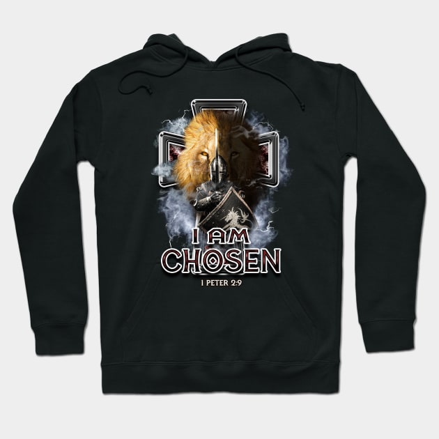 Faith Jesus Knight Bible Psalm Christian Hoodie by Foxxy Merch